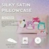 Squishmallows Bedding Silky Satin Standard Beauty Silky Satin Standard Reversible Pillowcase Cover 20x30 for Hair and Skin, (Officially Licensed Product)