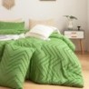 Cosybay Full Size Comforter Sets - Green Boho Tufted Bedding Comforter Sets, 3 Pieces Full Size Bed Set with 1 Comforter(82"x86") & 2 Pillow Shams(20"x26"), All Season Down Alternative Bedding Sets