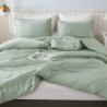 Litanika King Size Comforter Set Sage Green, 3 Pieces Lightweight Solid Bedding Comforters Sets, All Season Fluffy Down Alternative Comforter Bed Set Quilt Blanket