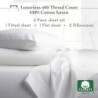 California Design Den 100% Cotton Sheets, Softest Queen Sheet Set, Cooling Sheets for Bed with Deep Pockets, 400 Thread Count Sateen, Bedding Sheets & Pillowcases, Queen Sheets (Sage Green)