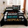 lris Bedding Gaming Comforter Set Twin Size for Boys Kids Game Room Decor Video Game Gamer Comforter Teens Bedroom Gamepad Bedding Set All Season (A08, Queen)…