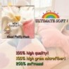 MorroMorn Twin Bedding Sets, Pink Rainbow Duvet Cover Set, Fluffy Comforter Covers Blanket Ultra Soft Kawaii Cute for Girls Kids Toddler Teen Women Twin/Twin XL Size