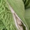 Fluffy Duvet Cover Set Full Size Green Ultra Soft Shaggy Fluffy Comforter Cover Set Fuzzy Quilt Cover Set Bedding Set 3Pcs (1Duvet Cover + 2Pillow Shams) with Zipper Closure Avocado Green