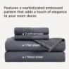 Bedsure Queen Sheets Grey - Soft Sheets for Queen Size Bed, 4 Pieces Hotel Luxury Queen Sheet Set, Easy Care Polyester Microfiber Cooling Bed Sheet Set