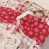 Christmas Bedding Set King Size Christmas Quilt Bedspread Holiday Xmas Bedding Buffalo Plaid Patchwork Rustic Quilt Lodge Cabin Bedding Lightweight Reversible Coverlet Christmas Home Decor Quilt