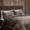 Boston Linen Company Realtree Max 4 Camo Queen Comforter Set 3 Piece Polycotton Rustic Farmhouse Bedding with 2 Pillow Shams – Hunting Cabin Lodge Bed Set Perfect for Camouflage Bedroom - (88"x94")