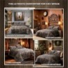 Boston Linen Company Realtree Max 4 Camo Queen Comforter Set 3 Piece Polycotton Rustic Farmhouse Bedding with 2 Pillow Shams – Hunting Cabin Lodge Bed Set Perfect for Camouflage Bedroom - (88"x94")