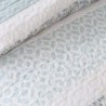 Madison Park 100% Cotton Quilt Set Floral Print, Double Sided Stitching, All Season, Lightweight Coverlet Shabby Chic Bedding Layer, Matching Shams, King/Cal King, Light Teal 6 Piece , Aqua