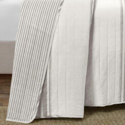 Lush Decor Comforter Farmhouse Stripe, King, Gray