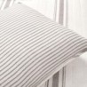 Lush Decor Comforter Farmhouse Stripe, King, Gray