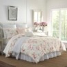 Laura Ashley - Queen Comforter Set, Luxury Bedding with Matching Shams, Stylish Home Decor for All Seasons (Wisteria Pink, Queen)