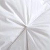 Alanzimo All Season Luxurious 50% White Goose Down Comforter Duvet Inserts Queen Size - Medium Warmth Ultra Soft 750 Fill Power White Bedding Comforter with 8 Tabs Baffle Box - 90x90 Pinch Pleat