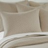 Levtex Home - Cross Stitch Taupe Quilt Set - King/Cal King Quilt + Two King Pillow Shams - Cross Stitched Pattern - Quilt Size (106x92in.) and Pillow Sham Size (36x20in.) - Reversible - Cotton Fabric