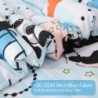 JSD Panda Kids Comforter Set Twin Size, 2 Piece Blue Moon Microfiber Comforter with Pillow Sham, Machine Washable