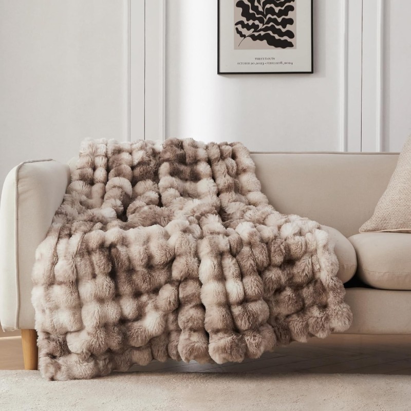 PAVILIA Sherpa-¨¹berwurfdecke f¨¹r Couch und Sofa, blaue flauschige warme Pl¨¹schdecke f¨¹rs Bett, gem¨¹tlicher superweicher leichter ¨¹berwurf, flauschige dekorative Decke, f¨¹r alle Jahreszeiten, 50 x 60 : K¨¹che, Haushalt & Wohnen