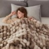 PAVILIA Sherpa-¨¹berwurfdecke f¨¹r Couch und Sofa, blaue flauschige warme Pl¨¹schdecke f¨¹rs Bett, gem¨¹tlicher superweicher leichter ¨¹berwurf, flauschige dekorative Decke, f¨¹r alle Jahreszeiten, 50 x 60 : K¨¹che, Haushalt & Wohnen