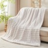 Kculrish Superweiche, flauschige ¨¹berwurfdecke mit braunen Streifen f¨¹r die Couch, Fleece, lang, extragro?, Queen-Size, warm und schwer, Kunstfell, XL-¨¹berwurfdecke f¨¹r Bett und Damen, 152,4 x 203,2 cm : K¨¹che, Haushalt & Wohnen