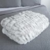 EMME Fleecedecke, Doppelbettgr??e, luxuri?ser Flanell f¨¹r Couch, Bett, Sofa, Sessel, weiche, pl¨¹schige, warme und gem¨¹tliche Decke mit geometrischem Gitterdesign (braun, 152,4 x 203,2 cm) : K¨¹che, Haushalt & Wohnen