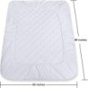 Utopia Bedding Quilted Fitted Mattress Pad (Queen), Elastic Fitted Mattress Protector, Mattress Cover Stretches up to 16 Inches Deep, Machine Washable Mattress Topper (White)