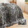 HOMORE Flauschige Leopardendecke, Pl¨¹sch-¨¹berwurf mit Gepardenmuster, weiche Kunstfell-Bett¨¹berwurf f¨¹r dekorative Couch, Stuhl, Sofa, waschbar und leicht, 152,4 x 203,2 cm, Khaki : K¨¹che, Haushalt & Wohnen