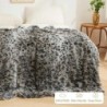 HOMORE Flauschige Leopardendecke, Pl¨¹sch-¨¹berwurf mit Gepardenmuster, weiche Kunstfell-Bett¨¹berwurf f¨¹r dekorative Couch, Stuhl, Sofa, waschbar und leicht, 152,4 x 203,2 cm, Khaki : K¨¹che, Haushalt & Wohnen