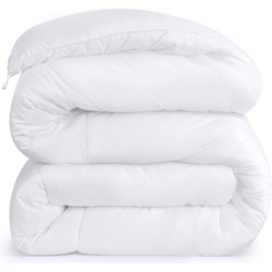 Utopia Bedding Comforter - All Season Comforters Queen Size - Plush Siliconized Fiberfill - White Bed Comforter - Box Stitched