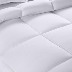 Utopia Bedding Comforter - All Season Comforters Queen Size - Plush Siliconized Fiberfill - White Bed Comforter - Box Stitched