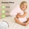 2-Pack Toddler Pillow - Soft Organic Cotton Toddler Pillows for Sleeping - 13X18 Small Pillow for Kids - Kids Pillows for Sleeping - Kids Pillow for Travel, School, Nap, Age 2 to 5 (Daisy)