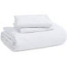 Bedsure White Duvet Cover Queen Size - Soft Prewashed Queen Duvet Cover Set, 3 Pieces, 1 Duvet Cover 90x90 Inches with Zipper Closure and 2 Pillow Shams, Comforter Not Included