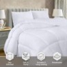 Utopia Bedding Comforter Duvet Insert, Quilted Comforter with Corner Tabs, Box Stitched Down Alternative Comforter Queen (White)