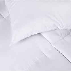 Utopia Bedding Comforter Duvet Insert, Quilted Comforter with Corner Tabs, Box Stitched Down Alternative Comforter Queen (White)