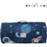 david's kids Toddler Nap Mat Set with Removable Pillow, Ultra Soft Slumber Bags for Boys，Perfect for Preschool, Daycare, Kids Sleeping Bags with Rollup Design, 50"x20", Space