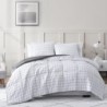 Casa Platino Queen Comforter Set Pre-Washed– Duvet Insert 3 Piece Set – Brushed Microfiber Queen Size Comforter Set – Comforter Queen Size Set with Queen Comforter & 2 Queen Pillow Shams - Windowpane