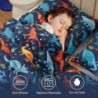 Twin Dinosaur Kids Bedding Set for Boys, 2 Pieces Twin Dinosaur Kids Comforter Sets for Boys, Super Soft Lightweight for All Seasons, Includes 1 Comforter (66"x86") and 1 Pillowcase(20"x26"+2")