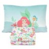 Disney The Little Mermaid Twin Sheet Set - 3 Piece Kids Bedding Set Includes Pillow Cover - Super Soft Ariel Microfiber Sheets