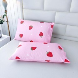 SDY 3PCS Strawberry Comforter Set Queen, Strawberry Queen Size Bedding Set, Kawaii Bed Set Kids Comforter Set, Cute Pink Bedding Room Decor for Girls, Children, Teen…