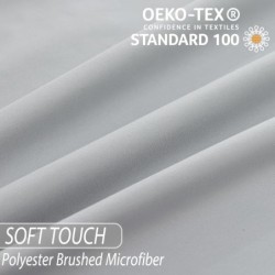 Twin Sheet Set - 3 Piece Soft Breathable Bed Sheets for Twin Size Bed, Extra Deep Pocket Lxuury Brushed Sheets, Cooling Hotel Bedding Sheets and Pillowcases, Wrinkle Free Oeko-Tex Sheets