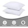 Utopia Bedding Bed Pillows for Sleeping King Size (White), Set of 2, Cooling Hotel Quality, for Back, Stomach or Side Sleepers