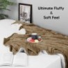 Utopia Bedding Sherpa Blanket King Size [Camel, 90x102 Inches] - 480GSM Thick Warm Plush Fleece Reversible Blanket for Bed, Sofa, Couch, Camping and Travel