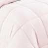 Sweet Home Collection 5 Piece Comforter Set Bag Solid Color All Season Soft Down Alternative Blanket & Luxurious Microfiber Bed Sheets, Pale Pink, Twin