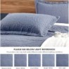 Love's cabin King Size Quilt Set Blue Bedspreads - Soft Bed Summer Quilt Lightweight Microfiber Bedspread- Modern Style Coin Pattern Coverlet for All Season - 3 Piece (1 Quilt, 2 Pillow Shams)