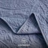 Love's cabin King Size Quilt Set Blue Bedspreads - Soft Bed Summer Quilt Lightweight Microfiber Bedspread- Modern Style Coin Pattern Coverlet for All Season - 3 Piece (1 Quilt, 2 Pillow Shams)